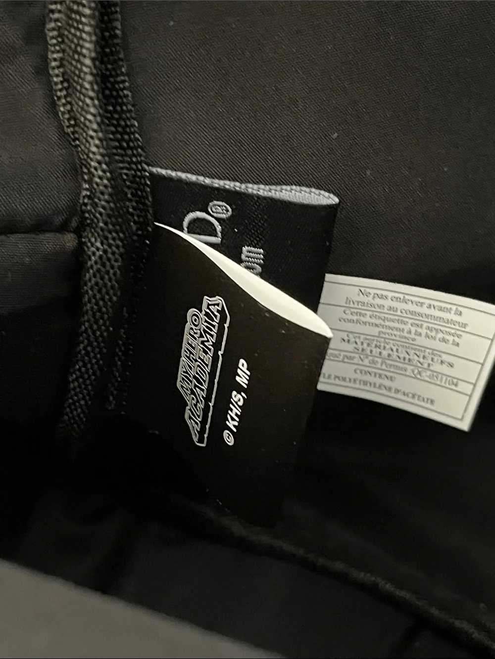 My Hero Academia Bakugo Patterned Black Mini Backpack